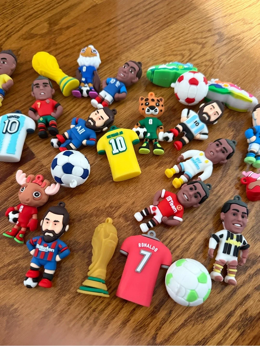 GZFGUZ World Cup 2026 Soccer Star Action Figure Set - Mini Football Player Doll